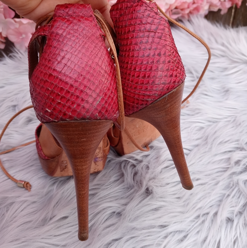 Aldo strappy wood heels size39 - Picture 8 of 8